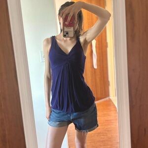 United Colors Of Benetton Deep Blue Tank Top